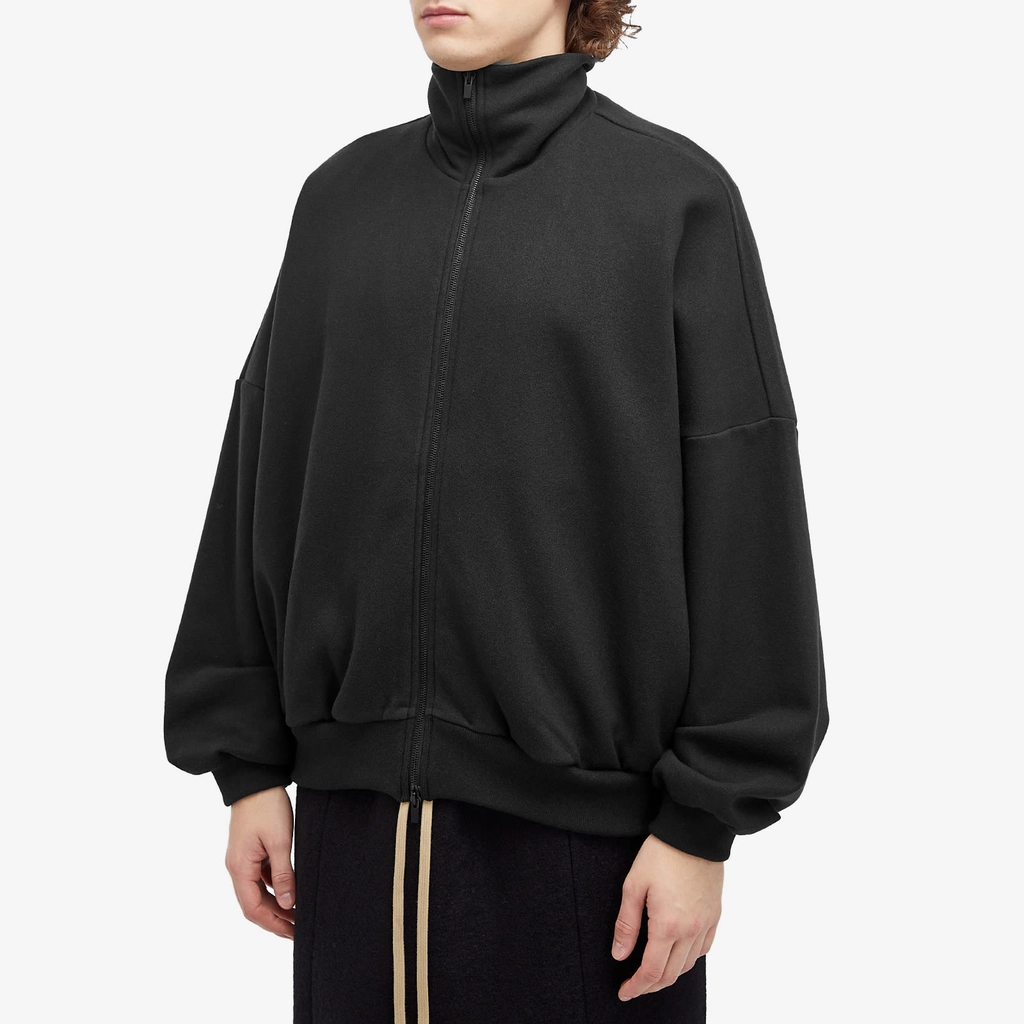 Fear of God Men's High Neck Jacquard Jacket Black